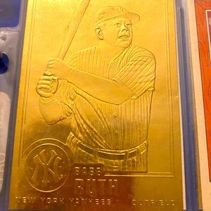 Babe Ruth lot of two cards